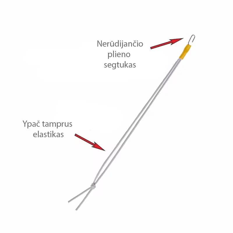 ĮRANKIS PAVADĖLIAMS UŽSEGTI SU PLIENINIU KABLIUKU - Image 2