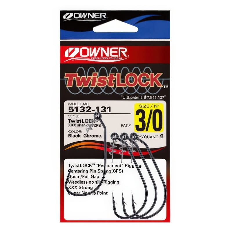 Owner Twistlock 5132 - ofsetinis kabliukas - Image 2