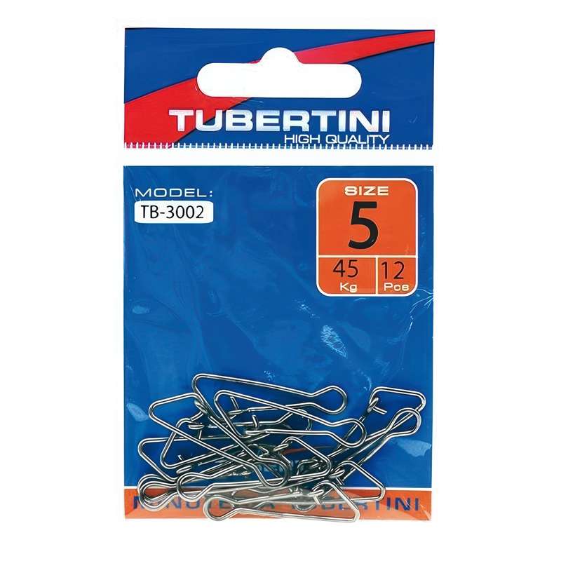 tubertini tb 3002. Tvirtas ir saugus segtukas iš nerudyjančio plieno. Pakuote